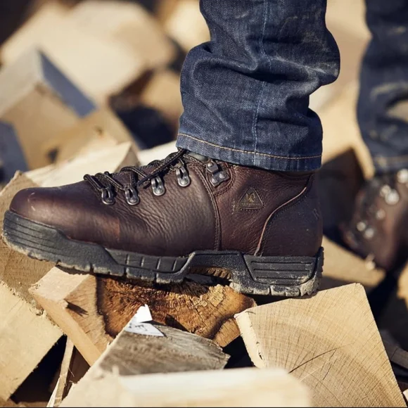 Rocky | Shoes | Rocky Mobilite Waterproof Brown Leather Work  display picture 3
